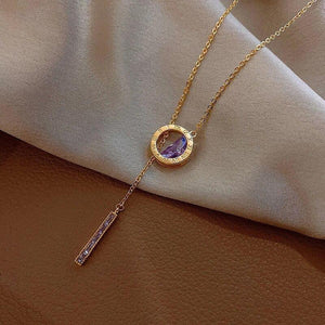 שרשרת קריסטל אלגנטית