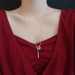 שרשרת קריסטל אלגנטית